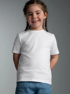 T-Shirt aus 100% Baumwolle Weiss