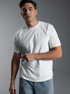 T-Shirt aus 100% Baumwolle Weiss