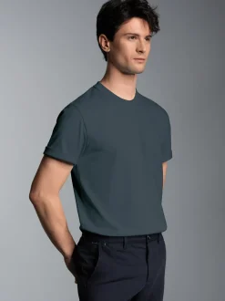 T-Shirt DELUXE Baumwolle Anthrazit