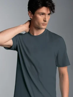 T-Shirt DELUXE Baumwolle Anthrazit