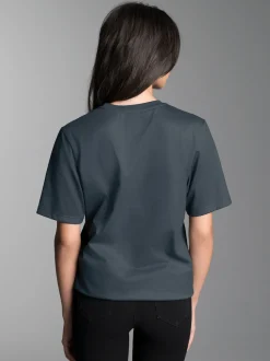 T-Shirt DELUXE Baumwolle Anthrazit