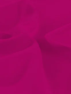T-Shirt DELUXE Baumwolle mit Kristallsteinen Magenta