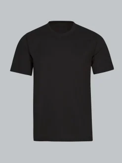 T-Shirt DELUXE Baumwolle Schwarz