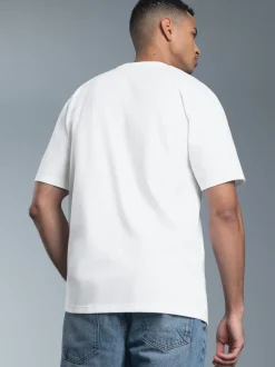 T-Shirt DELUXE Baumwolle Weiss