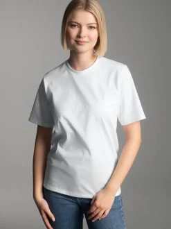 T-Shirt DELUXE Baumwolle Weiss