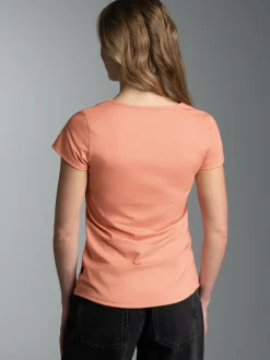 T-Shirt Glitzer-Hirsch Puder