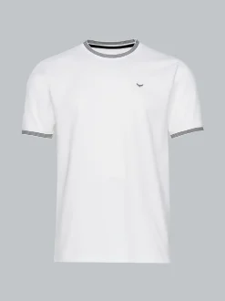 T-Shirt in Piqué-Qualität Weiss