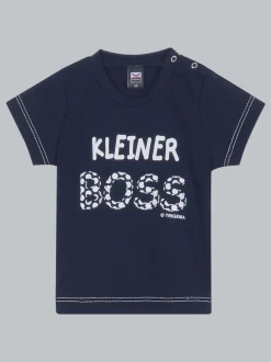 T-Shirt Kleiner Boss Navy