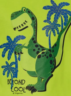 T-Shirt mit coolem Dino-Motiv Lemon