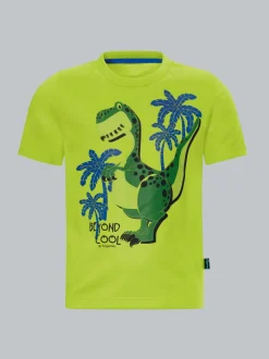 T-Shirt mit coolem Dino-Motiv Lemon