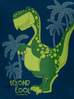 T-Shirt mit coolem Dino-Motiv Night-blue
