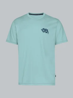 T-Shirt mit großem Backprint Gletscher