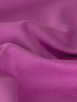 T-Shirt mit Kristallsteinen Fuchsia
