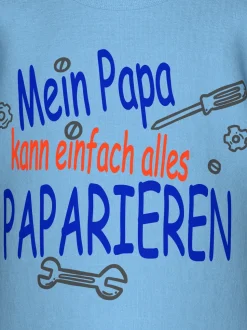 T-Shirt mit lustigem Spruch-Print Horizont