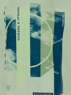 T-Shirt mit modischem Printmotiv Green tea