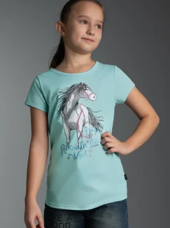 T-Shirt mit Pferd Gletscher