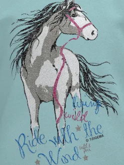 T-Shirt mit Pferd Gletscher