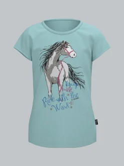 T-Shirt mit Pferd Gletscher