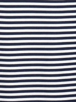T-Shirt mit Streifenmuster Navy