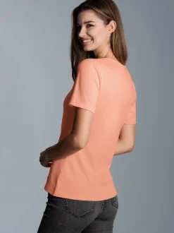 T-Shirt mit Swarovski® Kristallen Puder