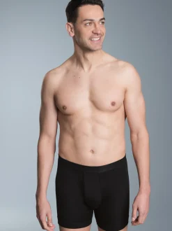 Unterhose Feinripp im Doppelpack Schwarz