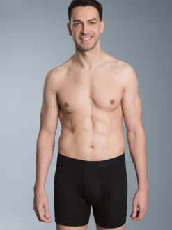 Unterhose Feinripp im Doppelpack Schwarz