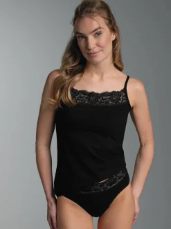 Unterwäsche-Set mit Spitze Schwarz