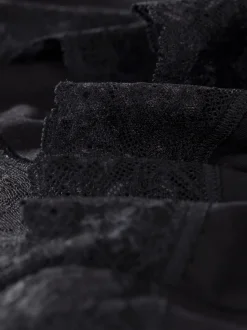 Unterwäsche-Set mit Spitze Schwarz