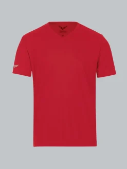 V-Shirt COOLMAX® Kirsch
