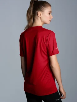 V-Shirt COOLMAX® Kirsch