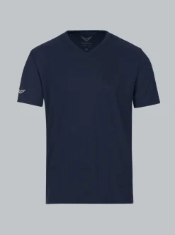 V-Shirt COOLMAX® Navy