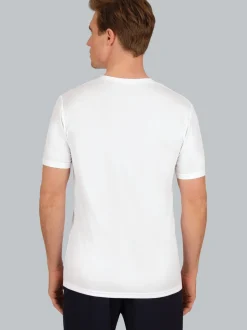 V-Shirt COOLMAX® Weiss