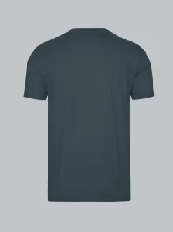 V-Shirt DELUXE Baumwolle Anthrazit