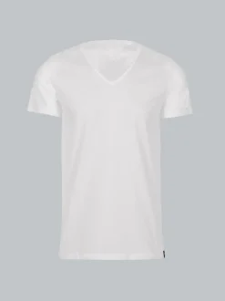 V-Shirt Slim Fit Weiss