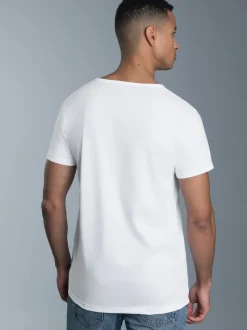 V-Shirt Slim Fit Weiss