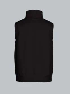 Weste aus bequemem Sweat-Material Schwarz