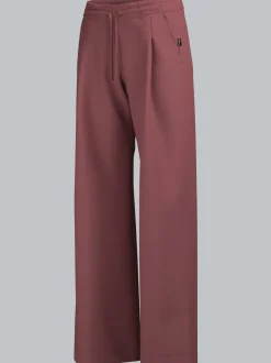Wide Leg Hose Mahagoni