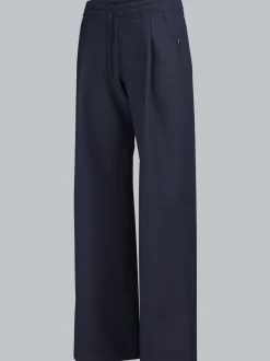 Wide Leg Hose Navy